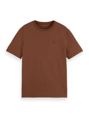 Scotch & Soda 180038 Regular fit logo T-shirt, Cold brew image3