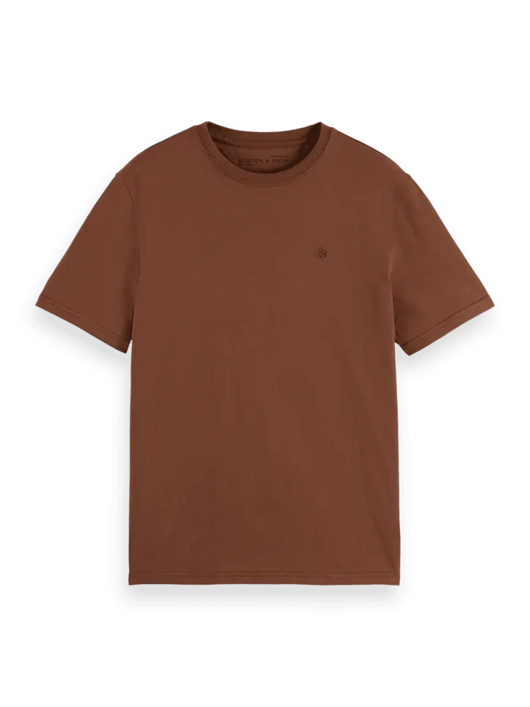 Scotch & Soda 180038 Regular fit logo T-shirt, Cold brew - Image 5