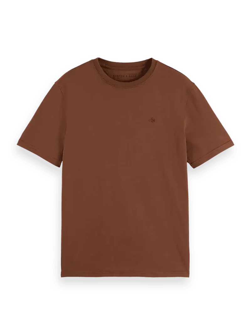 Scotch & Soda 180038 Regular fit logo T-shirt, Cold brew - Image 5
