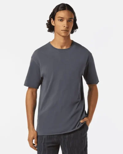 Scotch & Soda 180042 Relaxed fit raw edge T-shirt, Washed black