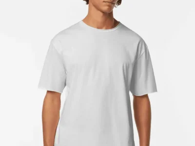 Scotch & Soda 180042 Relaxed fit raw edge T-shirt, White