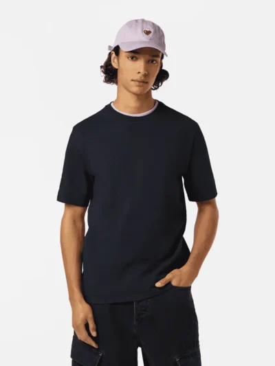 Scotch & Soda Regular-Fit Cotton-Linen T-Shirt, Washed Black