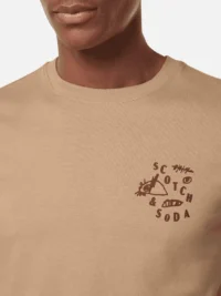 Alternative view of Scotch & Soda 180047 Regular fit left chest logo T-shirt