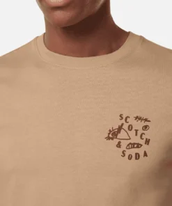 Alternative view of Scotch & Soda 180047 Regular fit left chest logo T-shirt