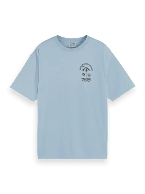 Scotch & Soda 180049 Regular-Fit Printed Artwork T-Shirt image1