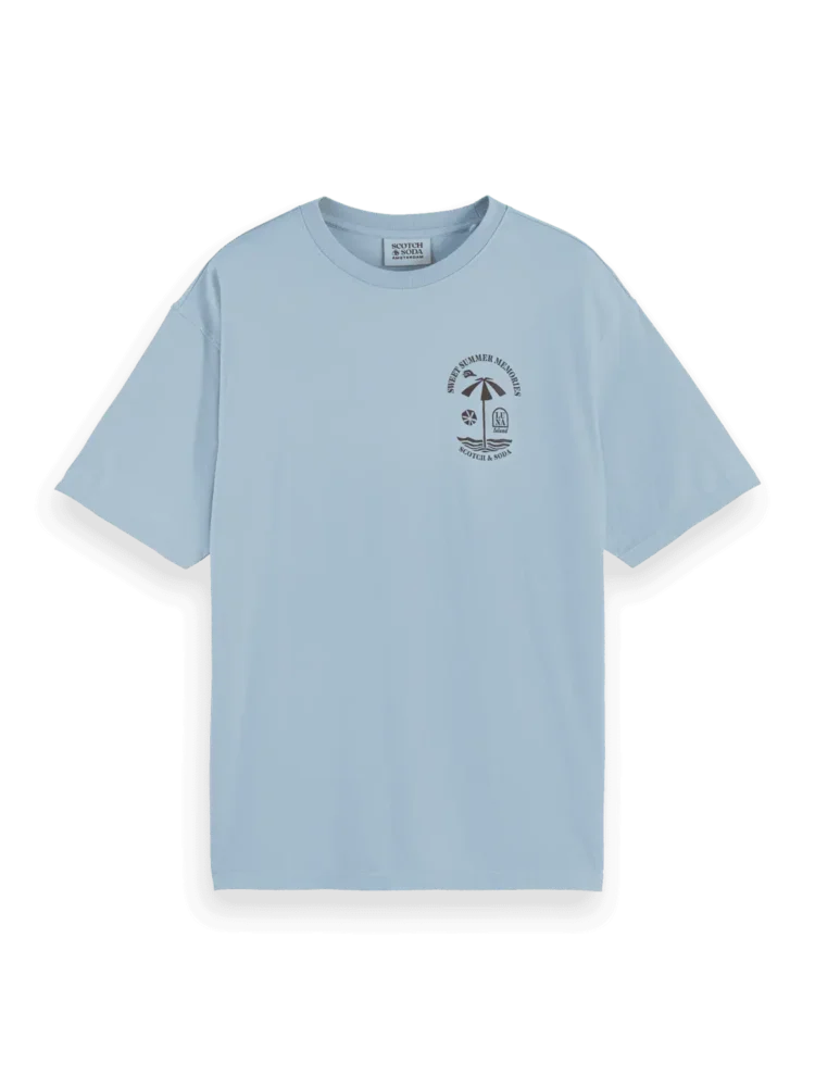 Scotch & Soda Regular-Fit Printed Artwork T-Shirt - Image 3