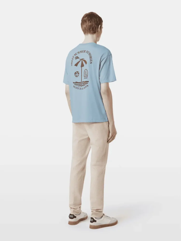 Scotch & Soda Regular-Fit Printed Artwork T-Shirt - Image 4