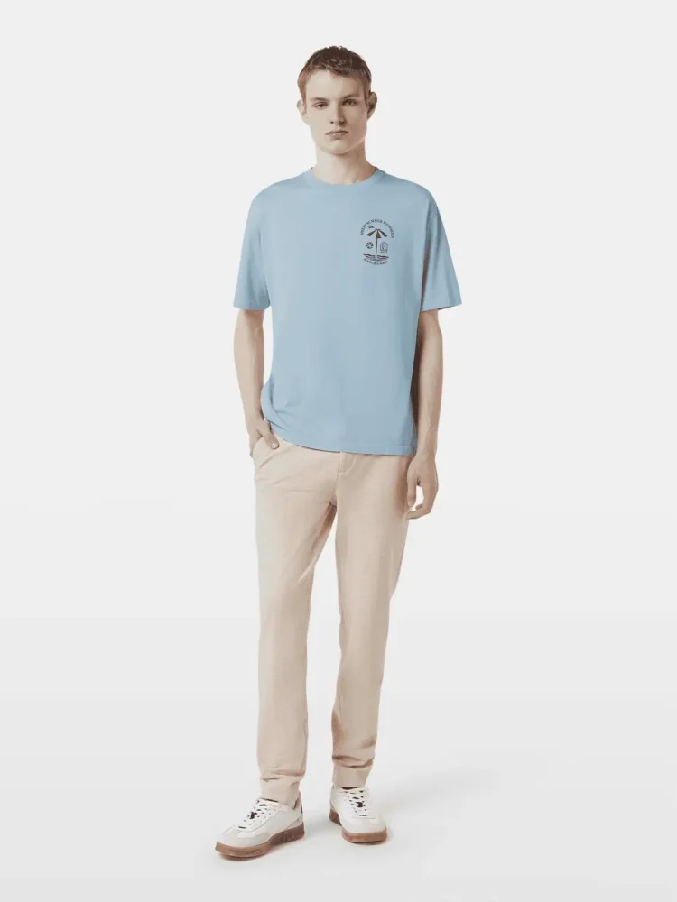 Scotch & Soda Regular-Fit Printed Artwork T-Shirt - Image 6