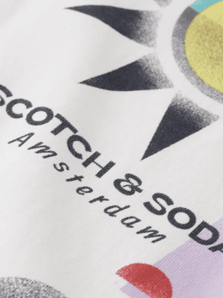 Scotch & Soda Relaxed-Fit Printed Artwork T-Shirt - Image 4