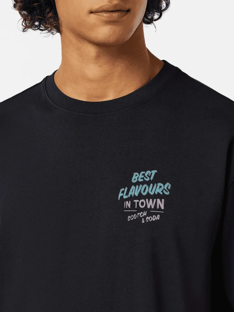Scotch & Soda Relaxed-Fit Printed Artwork T-Shirt - Image 6