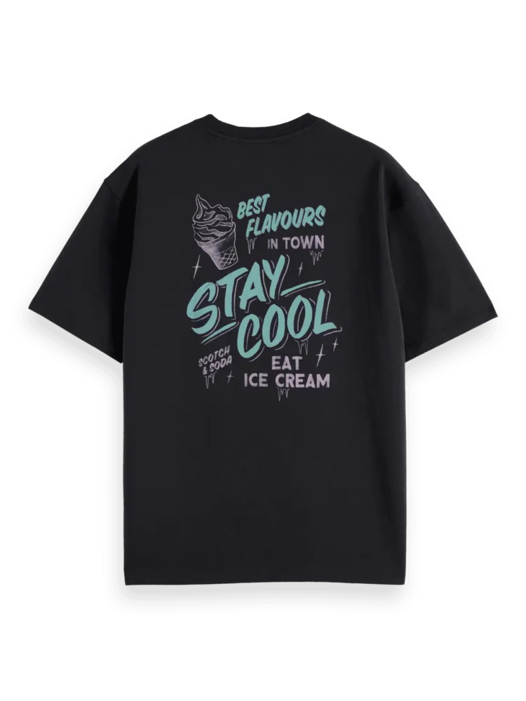 Scotch & Soda Relaxed-Fit Printed Artwork T-Shirt - Image 5