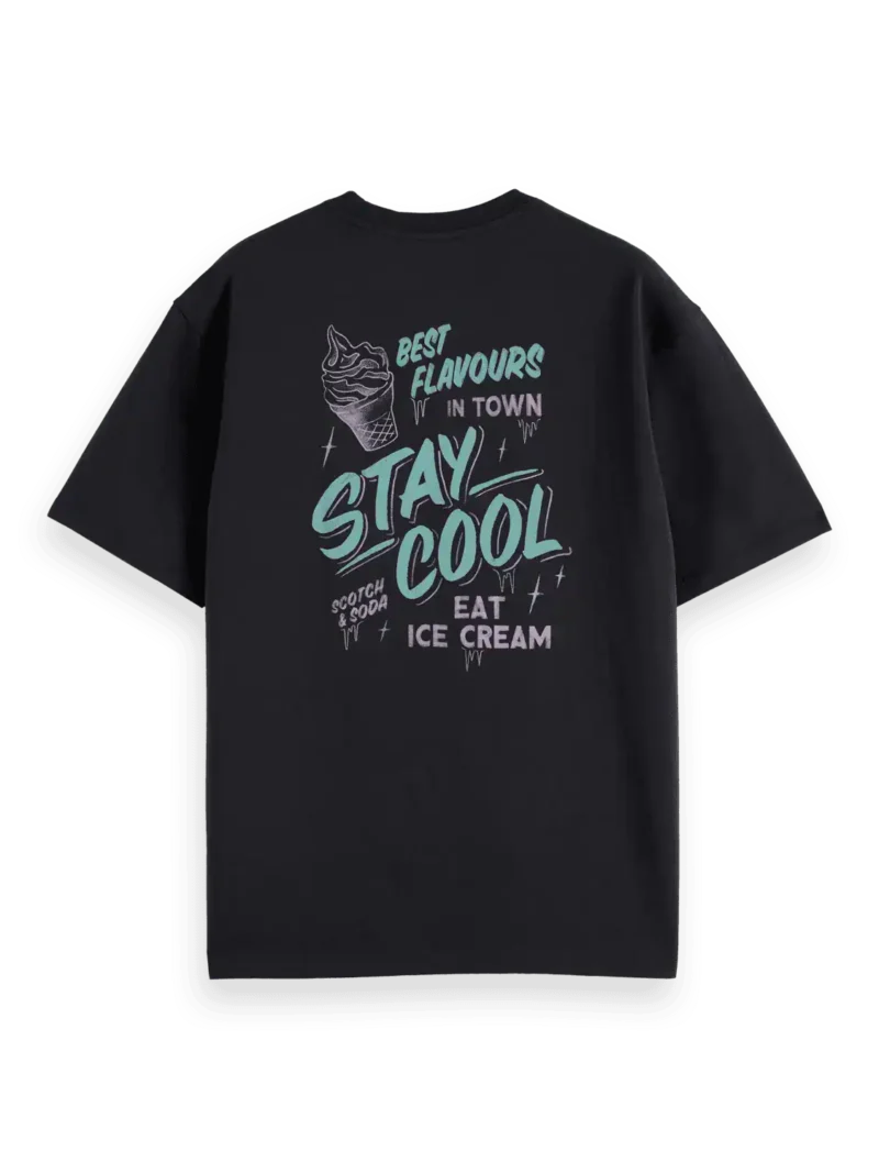 Scotch & Soda180050  Relaxed-Fit Printed Artwork T-Shirt - Image 5