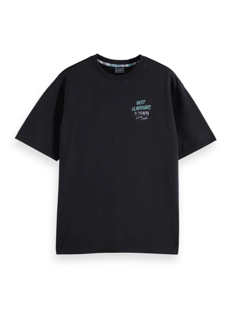 Scotch & Soda Relaxed-Fit Printed Artwork T-Shirt - Image 3
