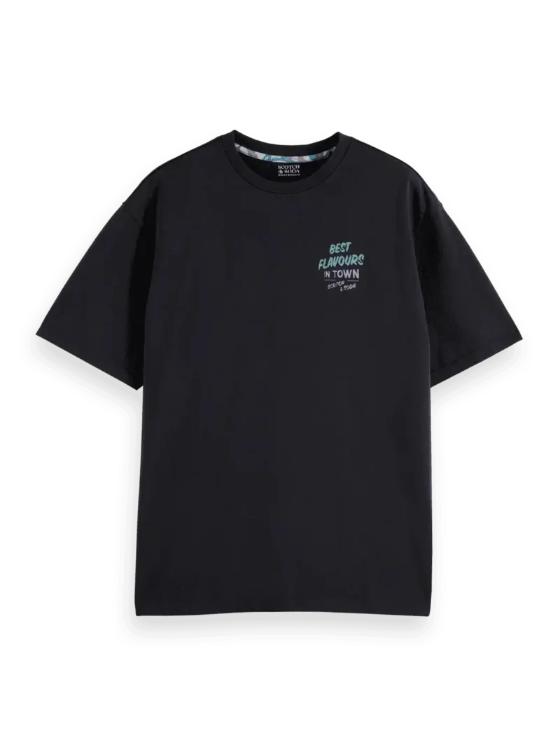 Scotch & Soda180050  Relaxed-Fit Printed Artwork T-Shirt - Image 3