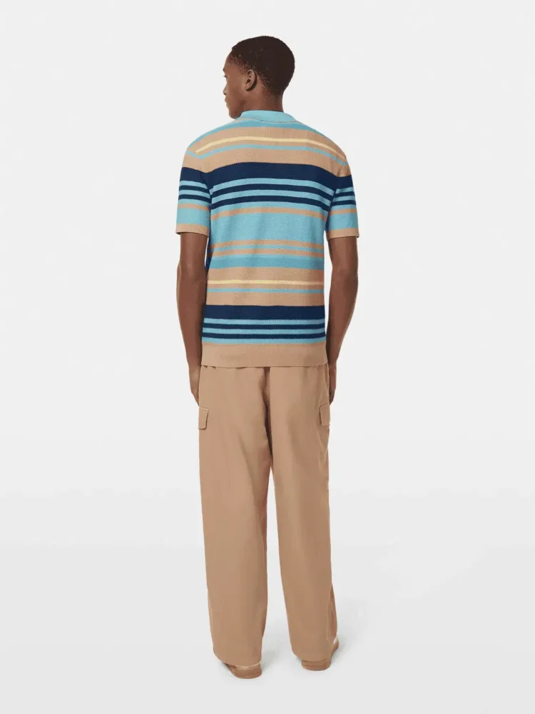 Scotch & Soda Structured Knit Regular Fit Polo - Image 3