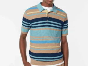 Scotch & Soda Structured Knit Regular Fit Polo