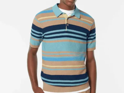 Scotch & Soda Structured Knit Regular Fit Polo