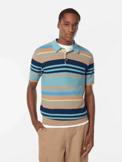 Scotch & Soda Structured Knit Regular Fit Polo