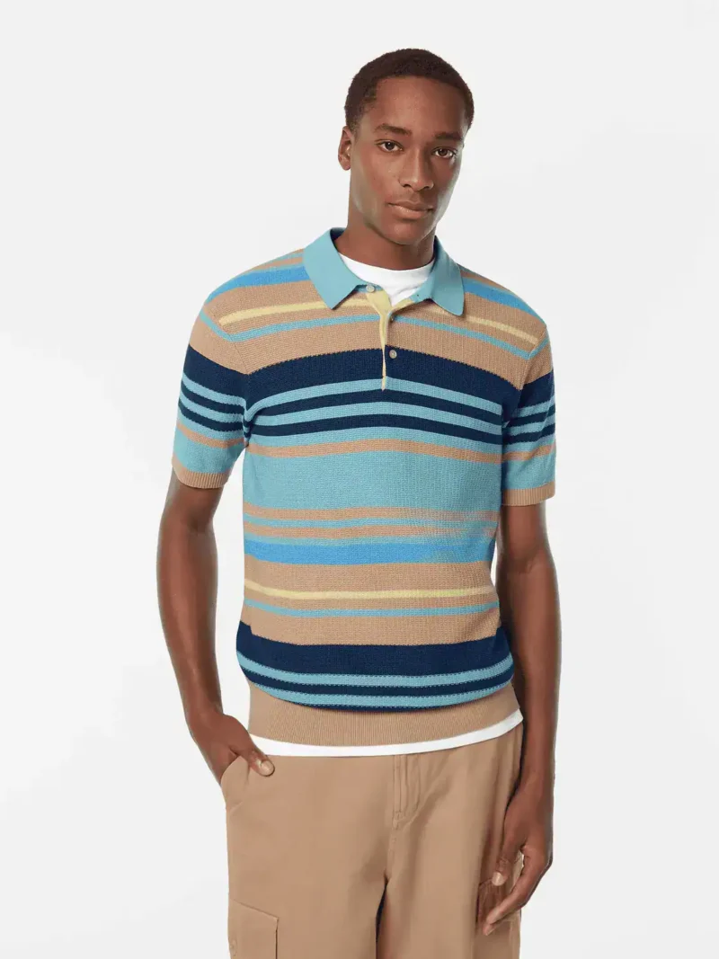 Scotch & Soda Structured Knit Regular Fit Polo