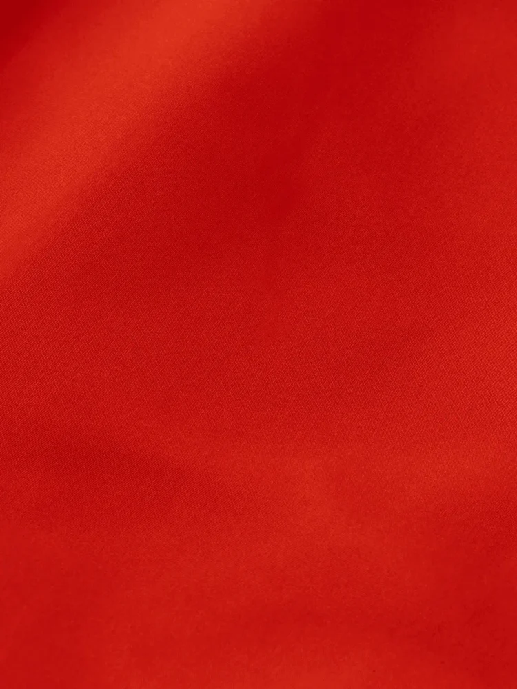 Scotch & Soda Mid-Length Solid Colour Swim Shorts, Paprika - Image 3