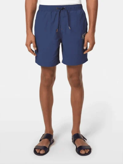 Scotch & Soda Placement Printed  Mid-Length Swimshort