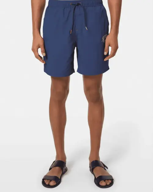 Scotch & Soda 180385 Placement Printed  Mid-Length Swimshort