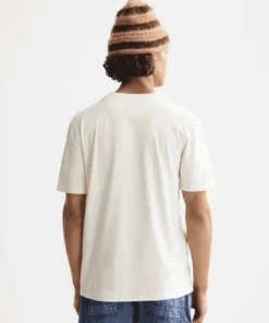 Alternative view of Scotch & Soda 181288 Essentials Logo T-Shirt, Eggnog