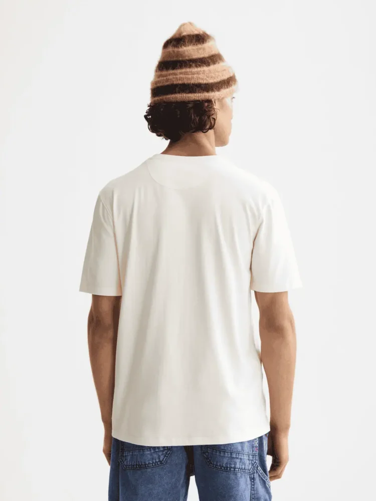Scotch & Soda 181288 Essentials Logo T-Shirt, Eggnog - Image 2