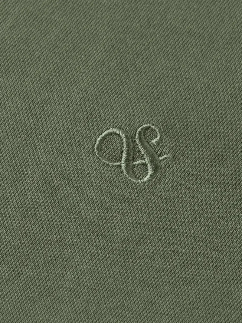 Scotch & Soda 181288 Essentials Logo T-Shirt, Thyme - Image 5