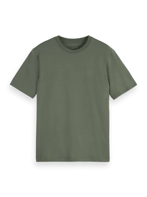 Scotch & Soda 181288 Essentials Logo T-Shirt, Thyme image4