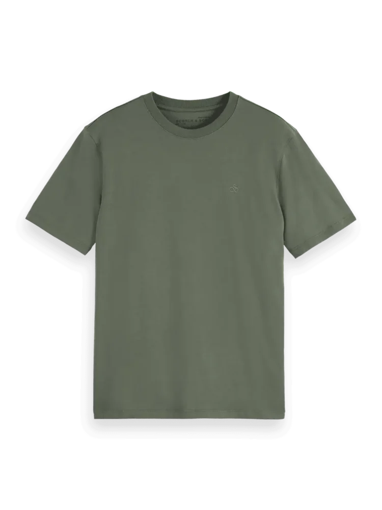 Scotch & Soda 181288 Essentials Logo T-Shirt, Thyme - Image 6