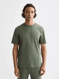 Scotch & Soda 181288 Essentials Logo T-Shirt, Thyme