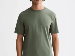 Scotch & Soda 181288 Essentials Logo T-Shirt, Thyme