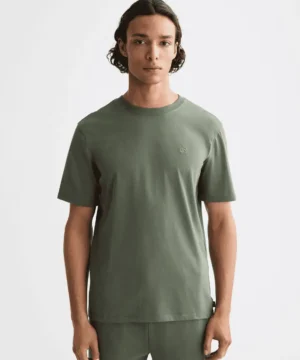 Scotch & Soda 181288 Essentials Logo T-Shirt, Thyme