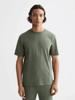 Scotch & Soda 181288 Essentials Logo T-Shirt, Thyme
