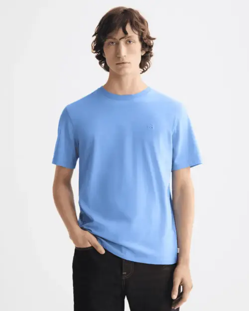 Scotch & Soda 181288 Essentials Logo T-Shirt Blue Bonnet