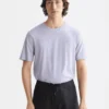 Scotch & Soda 181288 Essentials Logo T-Shirt, Lavender
