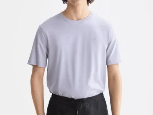Scotch & Soda 181288 Essentials Logo T-Shirt, Lavender