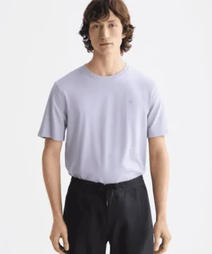 Scotch & Soda 181288 Essentials Logo T-Shirt, Lavender