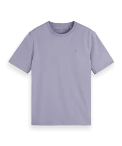 Alternative view of Scotch & Soda 181288 Essentials Logo T-Shirt, Lavender