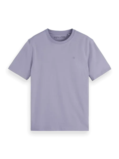 Alternative view of Scotch & Soda 181288 Essentials Logo T-Shirt Lavender