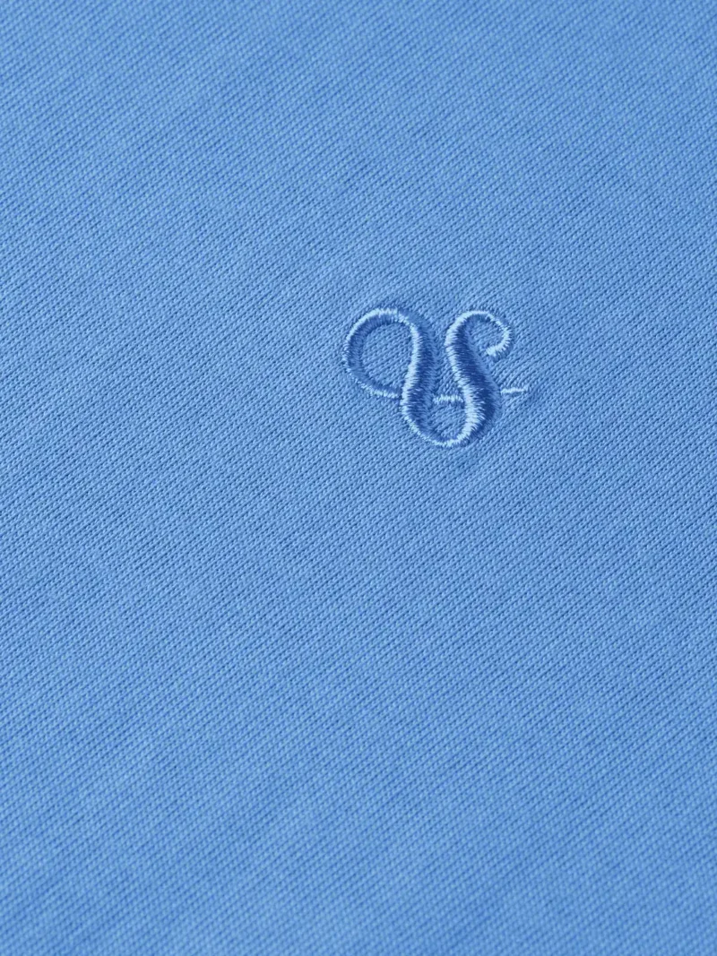 Scotch & Soda 181288 Essentials Logo T-Shirt, Blue Bonnet - Image 4