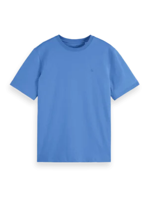 Scotch & Soda 181288 Essentials Logo T-Shirt, Blue Bonnet image3