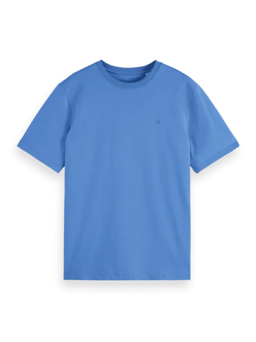 Scotch & Soda 181288 Essentials Logo T-Shirt Blue Bonnet image3