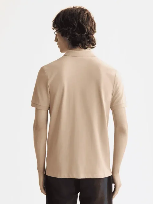 Scotch & Soda 181310 Logo Pique polo Plaza taupe - Image 3