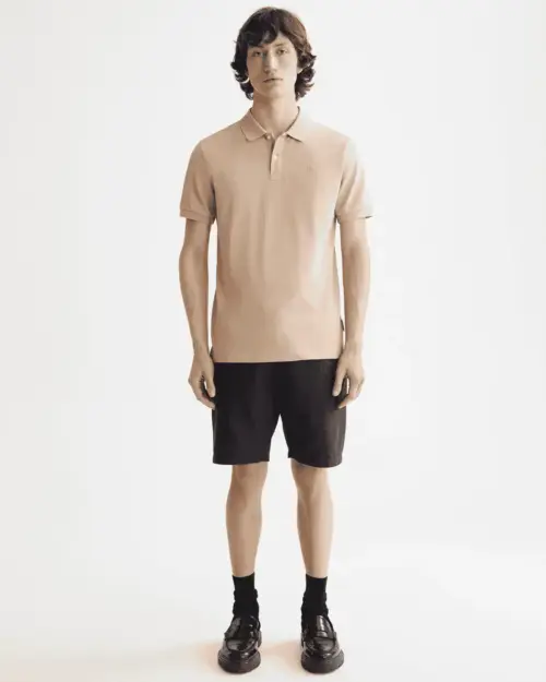 Alternative view of Scotch & Soda 181310 Logo Pique polo Plaza taupe