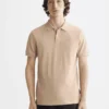 Scotch & Soda 181310 Logo Pique polo, Plaza taupe