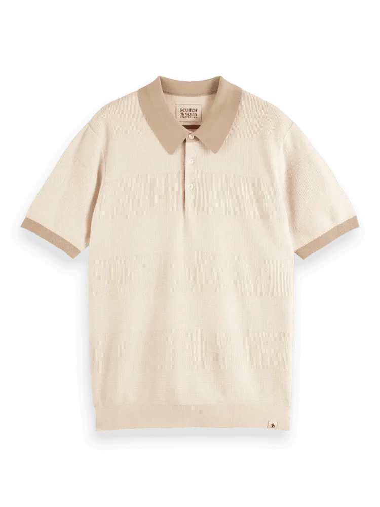 Scotch & Soda Structured  Knitted Polo - Image 5