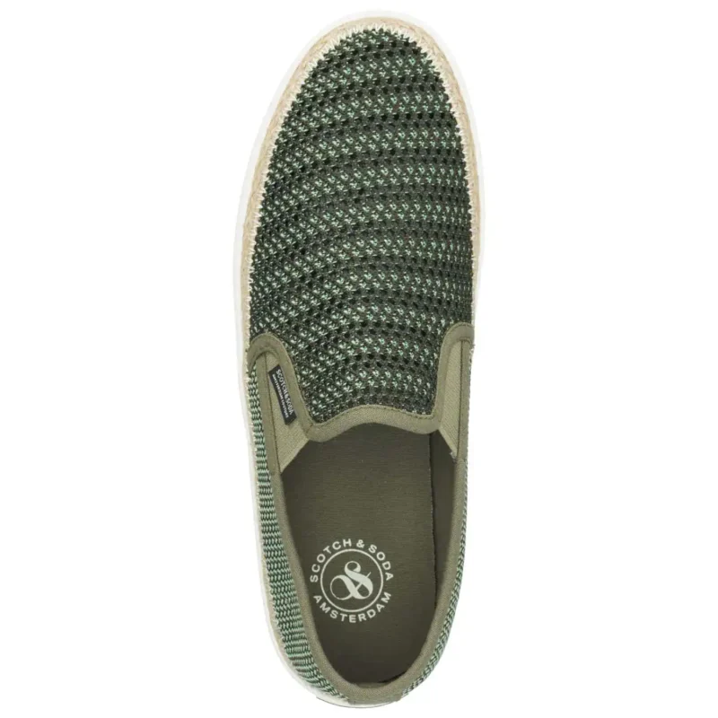 Scotch & Soda Izomi Slip on Sneakers, Army - Image 7