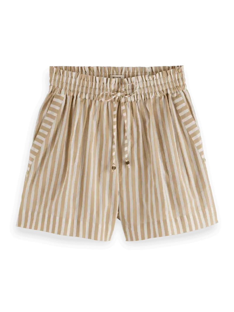 Scotch & Soda UFJ00676N, High rise Lurex stripe printed shorts - Image 6